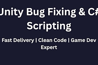 fix unity bugs and develop c sharp game systems