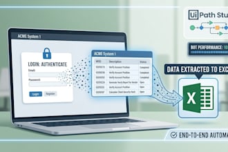 automate login and extract data from any web application using uipath