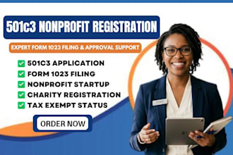 do nonprofit registration and form 1023 filing for 501c3 tax exempt form 1023ez