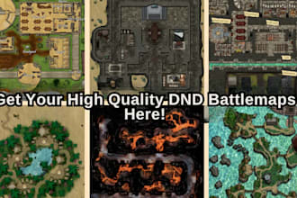 create custom dnd battle maps for fantasy rpg and ttrpg games