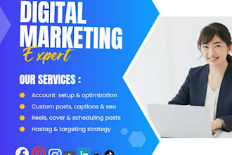 be your expert in social media marketing manager
