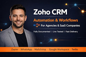 zoho CRM automation and workflows for agencies and saas