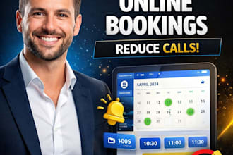 create an automated booking platform to reduce calls errors and downtime