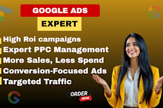 create and manage google ads campaign ppc adword for shopify amazon etsy ebay