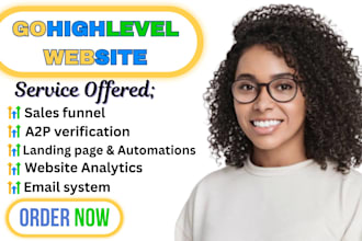 gohighlevel funnel setup ghl email marketing automation ghl website redesign