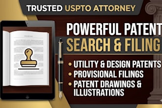 be your uspto patent attorney for patent search and patent filing