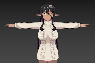 ai image to live2d avatar,rig2d for livestream,vrchat,lifelike face,smooth2dtalk