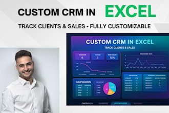 build a custom excel or google sheets CRM for your business