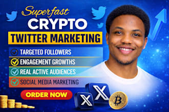 superfast crypto twitter promotion and marketing for crypto x organic growth