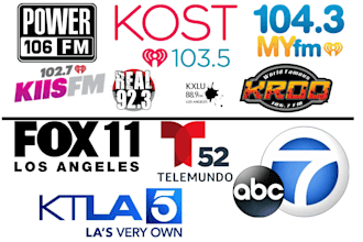 promote your business ads, song and airplay on los angeles media