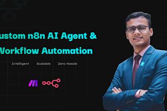 build custom n8n ai agent, n8n workflow automation and scalable ai systems