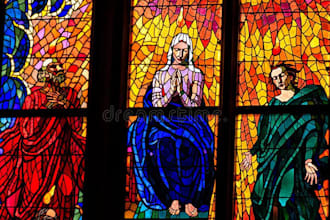design stained glass art, mosaic contemporary art, church suncatcher