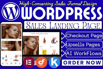 setup wordpress elememtor sales pages cartflow kartra checkout upsell page
