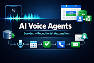 build ai voice agents, ai receptionist, and booking automation