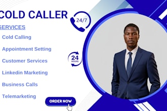 do cold calling, appointment setting and linkedin outreach