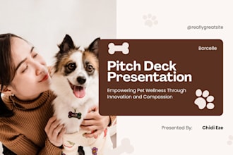 design pet care pitch deck pet business pitch deck investor deck