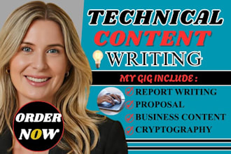 write white paper, technical writing, saas, crypto, ai, business content