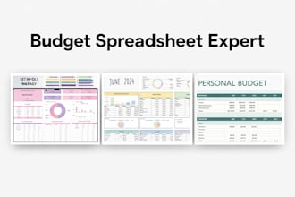 create budget spread sheet, custom excel google sheet template, personal budget