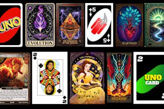 do playing card game tarot card design uno deck tcg card illustration board game