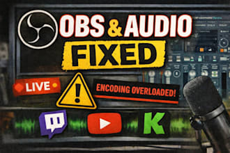 fix obs, voicemeeter and stream lag for twitch and youtube