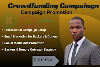 do crowdfunding promotion on kickstarter, indiegogo, and gofundme fundraising