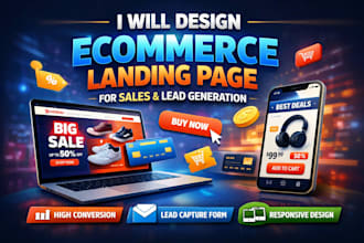 design landing page for real estate, coaches and lead generation