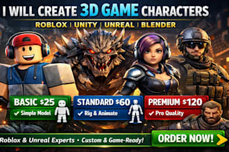 create roblox unity unreal character model rig animate r15 blender