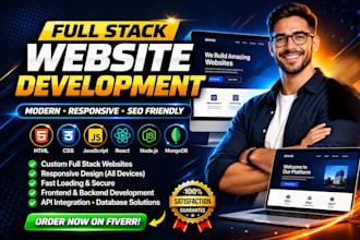 develop full stack dynamic websites for startups and businesses