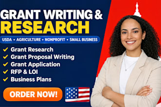 write rfp and grant proposal for sbir, nih, nsf, sttr, usda agriculture grant