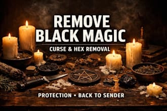 remove black magic, curse removal, break hex, protection spell, back to sender
