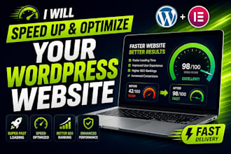 speed up and optimize your wordpress website