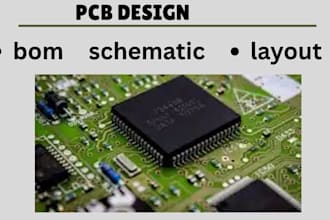design pcb engineer schematic, layout, gerber and bom expert
