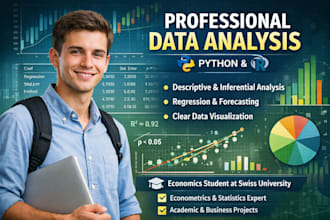 do data statistical analysis, reporting and visualization