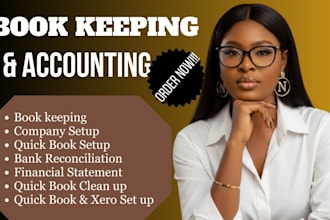 do quickbook setup bookkeeping financial statement and tax support