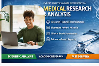 help with medical research and research analysis