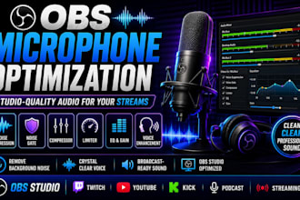 professionally optimize your obs microphone with studio quality audio filters