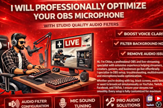 professionally optimize your obs microphone with studio quality audio filters