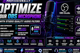 professionally optimize your obs microphone with studio quality audio filters