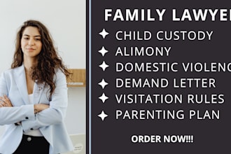 be your divorce and family lawyer