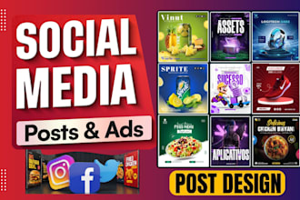create eye catching instagram and facebook post designs