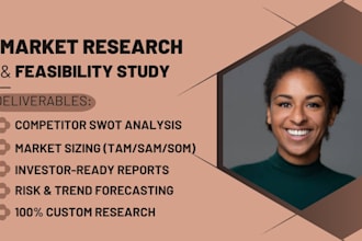 do market analysis, business strategy, market research, feasibility study