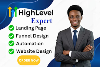 build ghl landing page ghl sales funnel ghl automation ghl website ghl expert