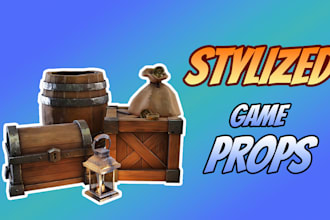 create high quality 3d game props