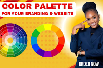 design color palette, brandbook and moodboard for your brand and website
