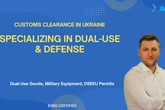provide customs for defense and dual use imports to ukraine