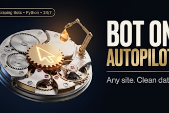 do automation web scraping bot in python