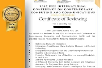 provide genuine ieee springer peer review certificates for eb1a petition