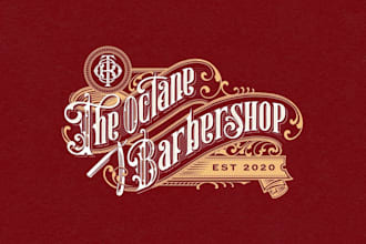 design a vintage hand lettered logo