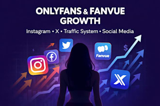 promote your onlyfans fanvue with instagram, x and traffic strategy