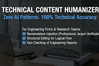 edit and humanize technical ai content for engineering reports